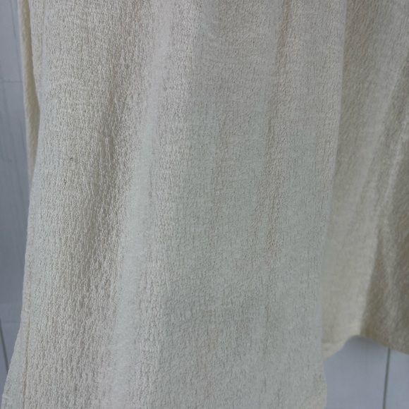 Madewell Texture & Thread Ruffle Long Sleeve Blouse Size XL - Picture 3 of 7